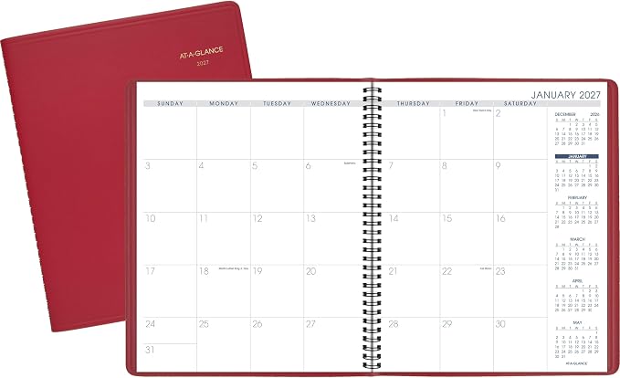 AT-A-GLANCE 2027 Planner, 15-Month Jan-Mar, Unruled Daily Blocks - Image 9