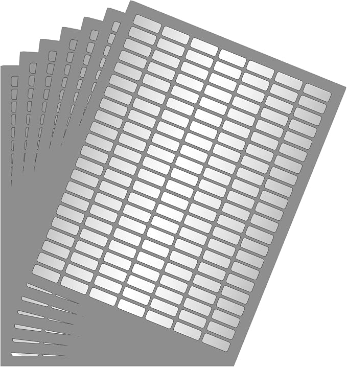 Metallic Labels Printable Sticker Paper Sheets by RoyalGreen