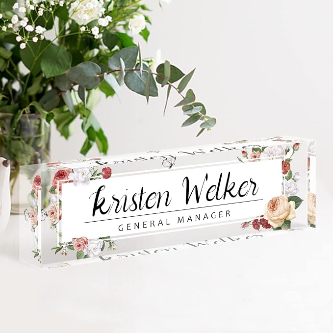Desk Name Plate Personalized, Custom Name Plates - Image 5