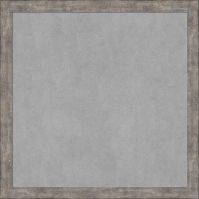 Amanti Art Silver Framed Magnetic Board 27x27 Medium Vision Board by AmantiArt
