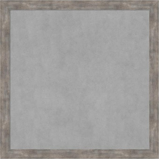 Amanti Art Silver Framed Magnetic Board 27x27 Medium Vision Board by AmantiArt