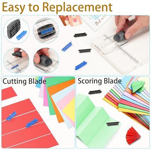Paper Cutter Replacement Blade for Portable Trimer 12” 13” Roller Holder Cutter - Image 2