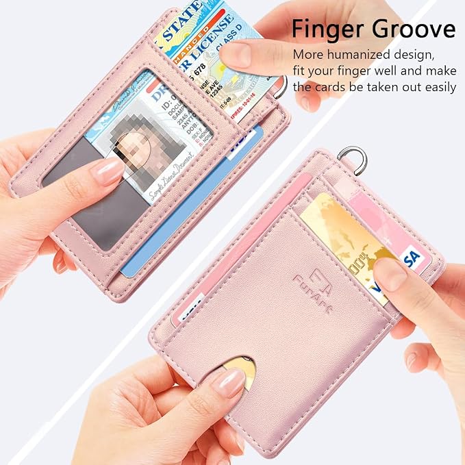 FurArt Slim Minimalist Wallet RFID Credit Card Holder - Image 3