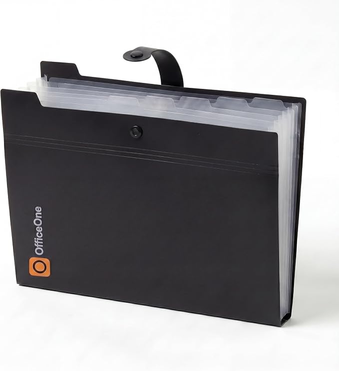 OfficeOne 8-Pocket Expanding File Folder, A4 Letter Size Accordion Document - Image 2