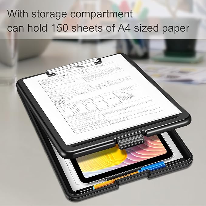 SITHON Nursing Clipboard with Storage, Heavy Duty Portable Writing Clipboard - Image 3