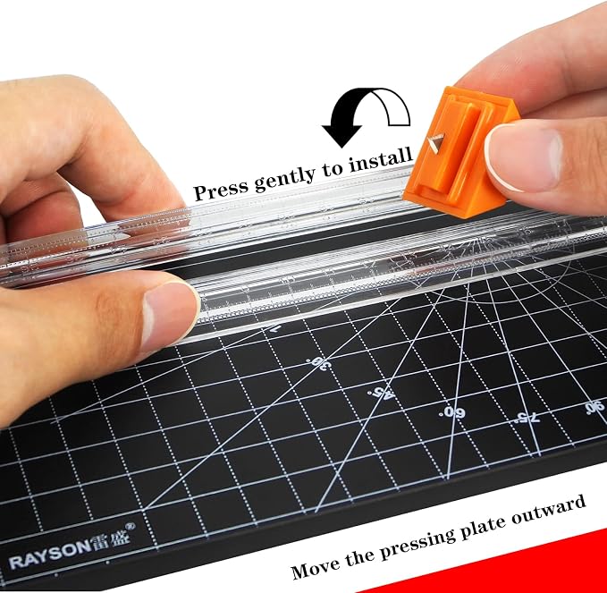 Rayson RC4000BK Paper Cutter Trimmer, A4 Size Paper Cutter - Image 5