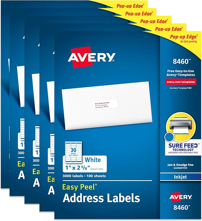 Avery Easy Peel Printable Address Labels by Avery