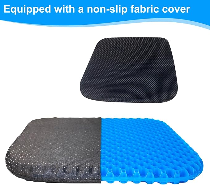 Shouken Large Gel Seat Cushion for Long Sitting - Image 3