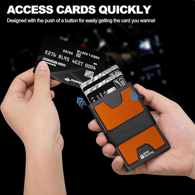 SEMORID Slim Aluminum Card Holder Wallet - Image 2
