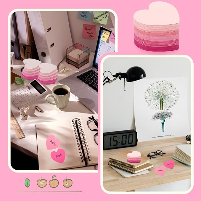 150 Pcs Heart Index Cards - Image 5