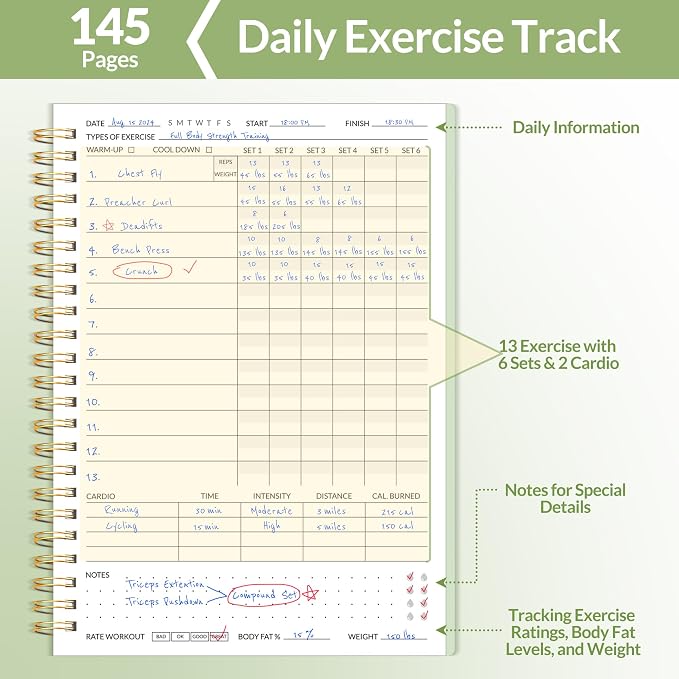 Fitness Journal Workout Planner - Image 2