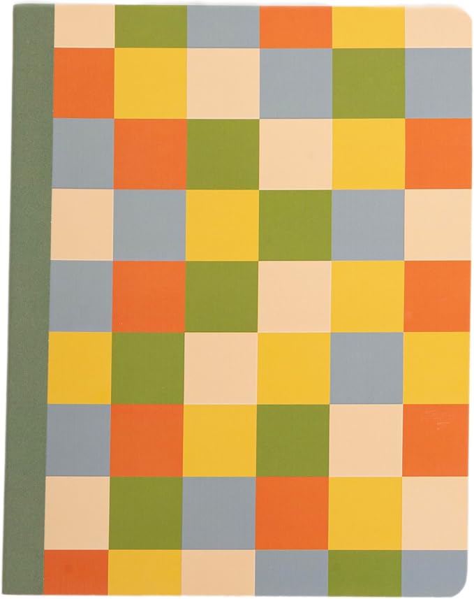 Pearhead Color Block Composition Notebook — College-Ruled, 160 Pages, 7.5" x by Pearhead