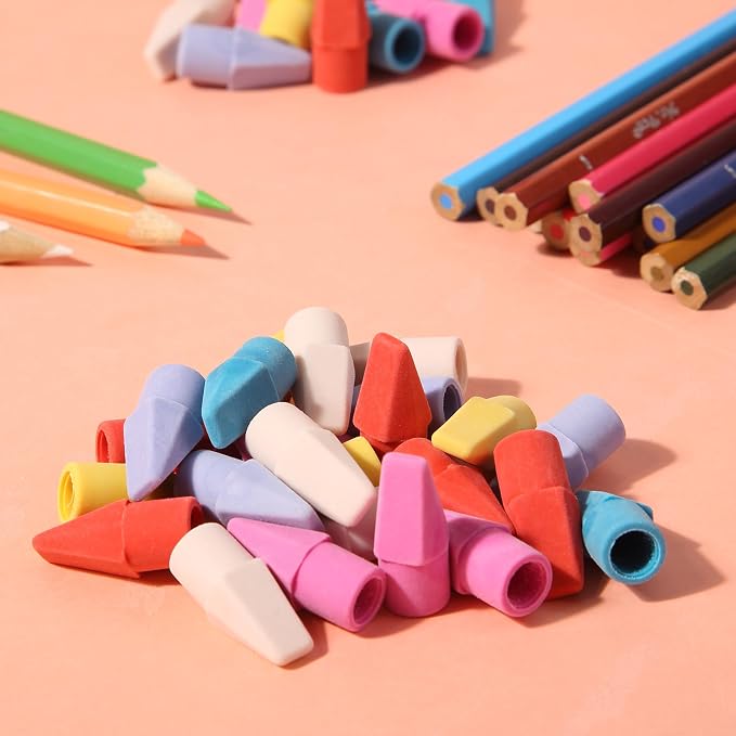 Mr. Pen- Pencil Erasers Toppers, 120 Pack, Latex Free, No Smudge | Mr Pen - Image 6