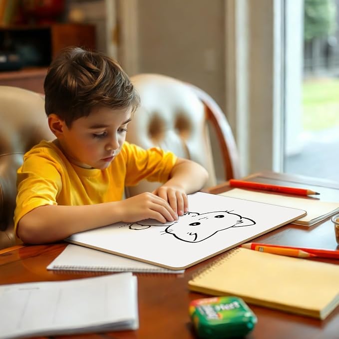 Small White Board Portable 9"x12", Personal Whiteboard - Image 2