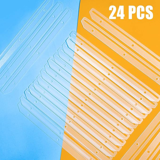 tutata 24Pcs 3 Hole Punched Magazine Holders, Magazine Organizer, 3 Ring Binder - Image 8