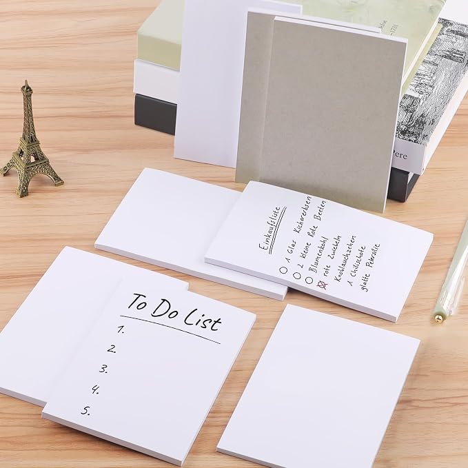 Hoiny Note Pads 3x5 In, 8 Pack Blank Notepad, 50 Sheets Per Memo Pad - Image 7