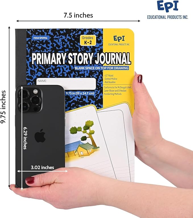 960 Pack EPI Primary Ruled Composition Notebook Bulk, 200 pages, 9-3/4 x 7-1/2 - Image 3