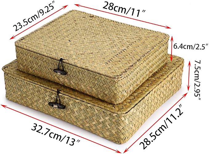 Hipiwe Natural Seagrass Storage Bins - Image 6