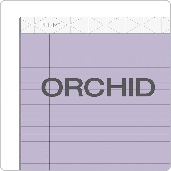 Tops Prism Writing Pads, 8-1/2" x 11-3/4", Legal Rule, Perforated, 50 Sheets - Image 2