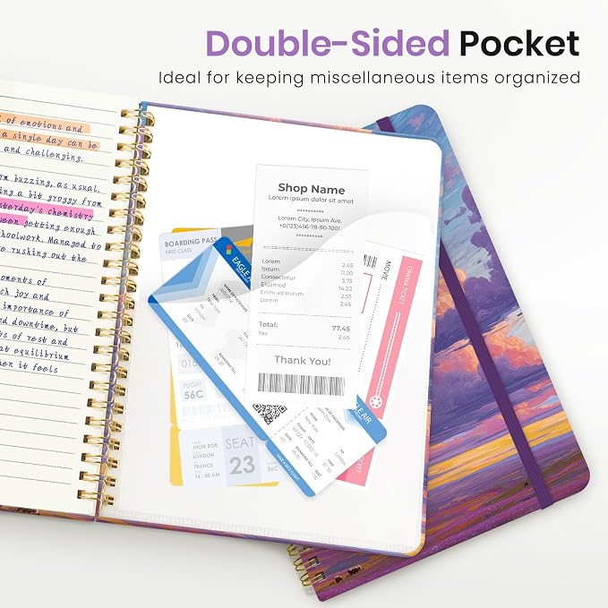 ZOTIA Lined Spiral Journal Notebook - Image 5
