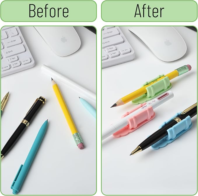Mr. Pen- Adhesive Pen Holders, 6 Pack | Colorful Koala Shaped Silicone Pen - Image 6