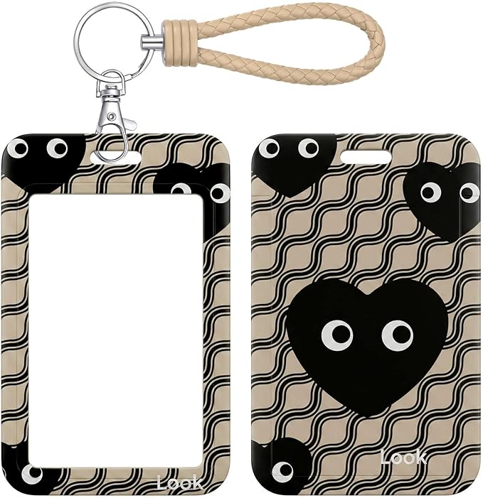 ID Card Badge Holder Key Chain by SHININGEYES