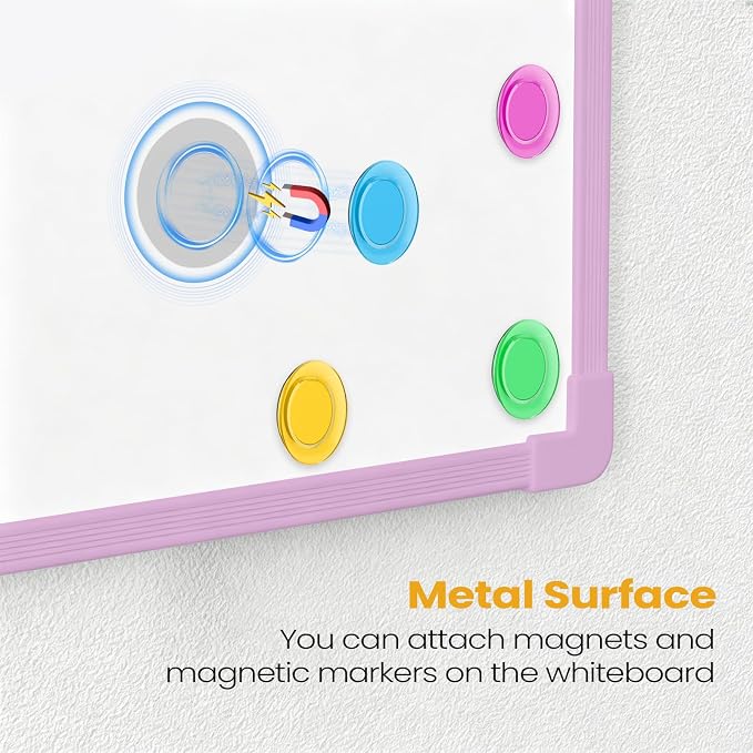 Purple Frame Small Dry Erase Board - Image 7
