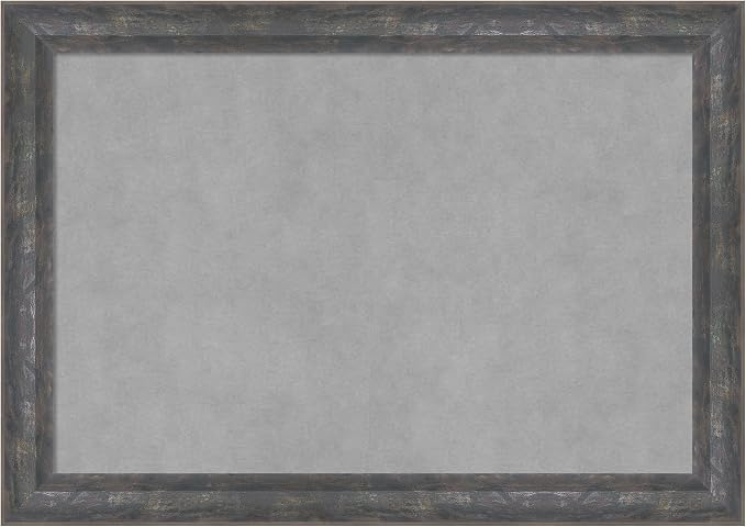 Amanti Art Grey Framed Magnetic Board 19x27 Medium Vision Board by AmantiArt