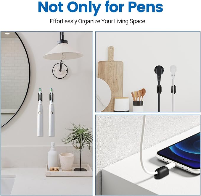 12 Pack Adhesive Pencil Pen Holders - Image 7