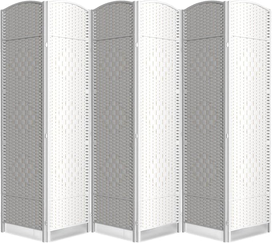 Cocosica 6 Panel Room Divider, 6Ft Folding Privacy Screen, Tall by cocosica