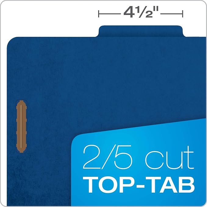 Pendaflex Classification File Folders, 1 Divider, Durable File Organizer - Image 5