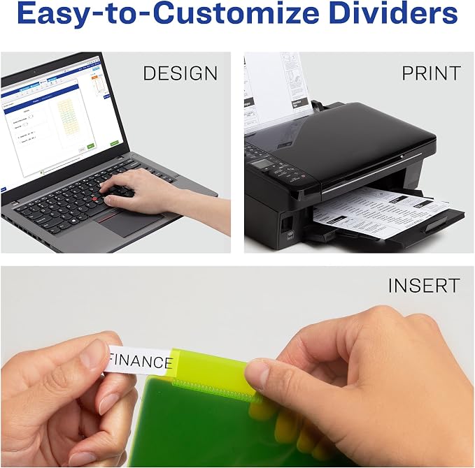 Avery Insertable Plastic Dividers - Image 4