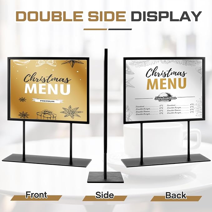Zhengmy 2 Pcs Tabletop Sign Holder - Image 3