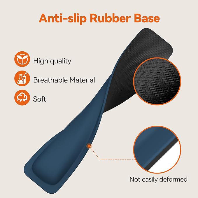 TECKNET Wrist Rest for Computer Keyboard, Thicken Memory Foam Wrist Support Pad - Image 4