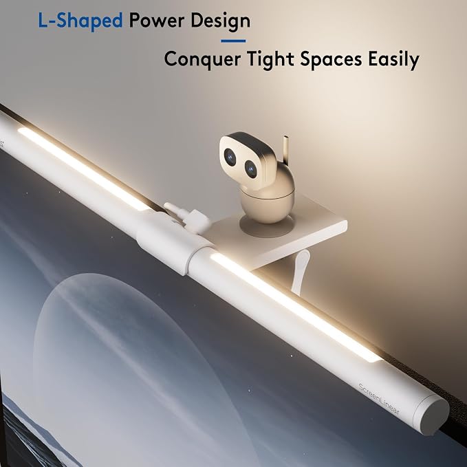 Quntis Monitor Light Bar with Remote, Eye-Care No Glare, Space Saving Home - Image 6