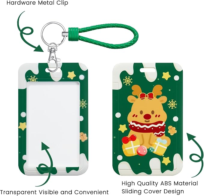 ID Card Badge Holder Key Chain - Image 3