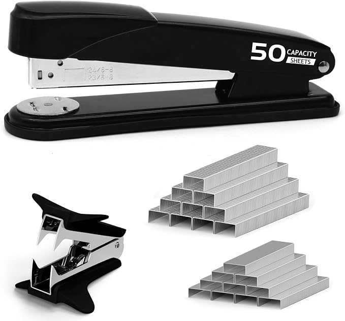Metal Stapler Heavy Duty 50 Sheet Capacity by Unknown