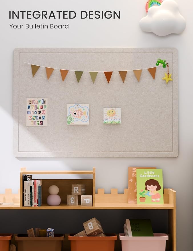 Fluxynara Bulletin Board, 35.4" x 23.6" Cork Board Alternative - Image 6