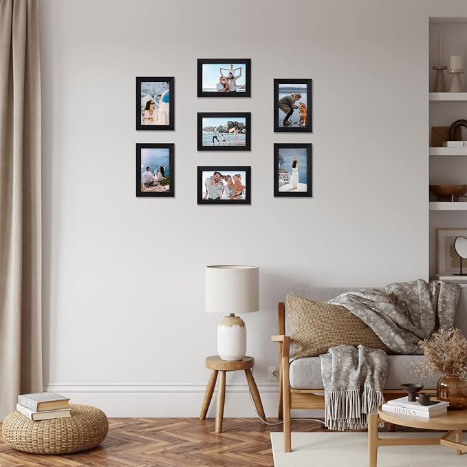 Giftgarden 4x6 Picture Frame Black 4 x 6 Photo Frames Bulk - Image 6