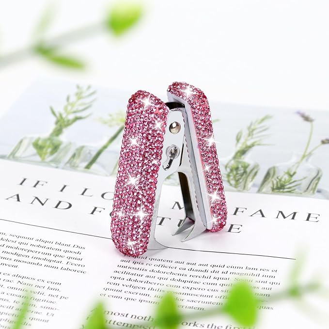 Multibey Rhinestone Staple Remover, Handmade Bling Crystal Cute Remover Tool - Image 2