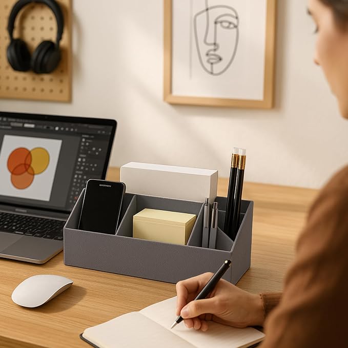 Bigso Elisa Desktop Organizer, Durable Office Desk Organizer - Image 6