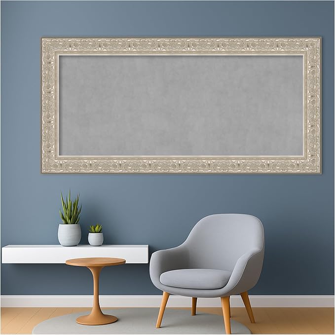 Amanti Art Silver Framed Magnetic Board 27x55 Oversize Vision Board - Image 5