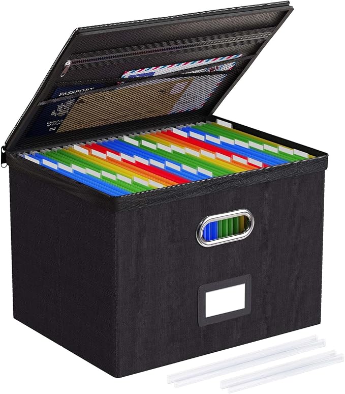Oterri 1 Pack Large File Organizer Boxes by Oterri