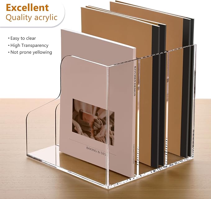 SANRUI Acrylic File Organizer, Desk Organizer - Image 7