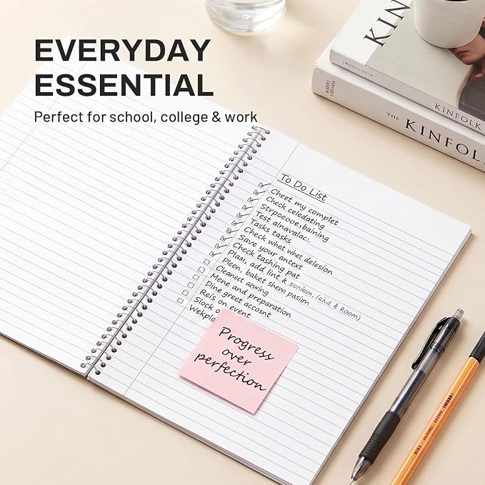 SUNEE Spiral Notebook, College Ruled Paper, 80 Sheets, Spiral Notebooks - Image 7