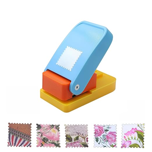 1 inch Ware Square Postage Stamp Punch Craft Lever Punch Handmade Paper Punch by Wsyhomie