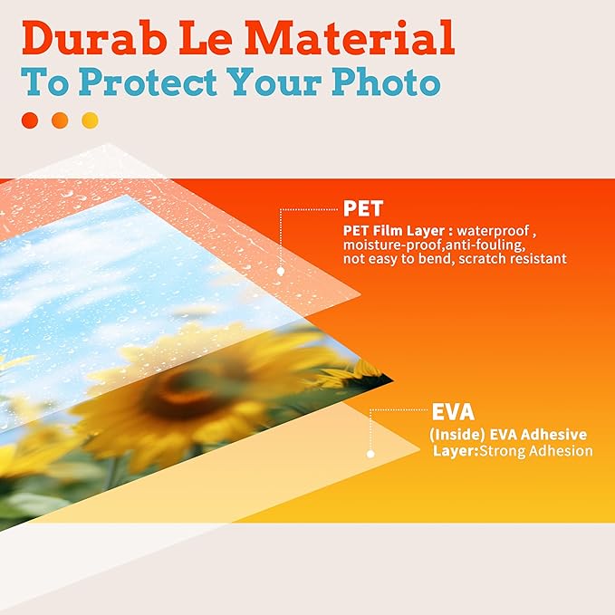 300 Pack Laminating Sheets,3 Mil,9"x11.5" Inches for Use with Thermal Laminators,Clear,Letter Size,Office and School Supplies-DeskLoop Office