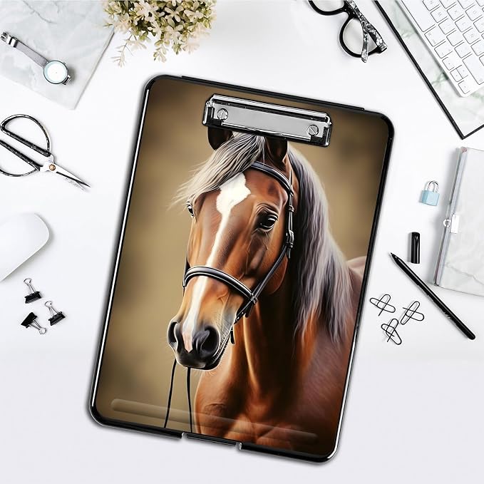 Clipboard with Storage, Office Supplies Nursing Clipboards Folder with Pen - Image 4