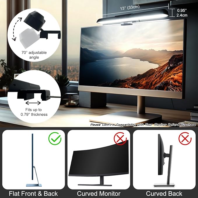 Monitor Light Bar, Computer Monitor Lamp - Image 6