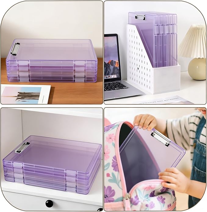 Clipboard with Storage, Waterproof Foldable Heavy Duty Nursing Clip Board - Image 7